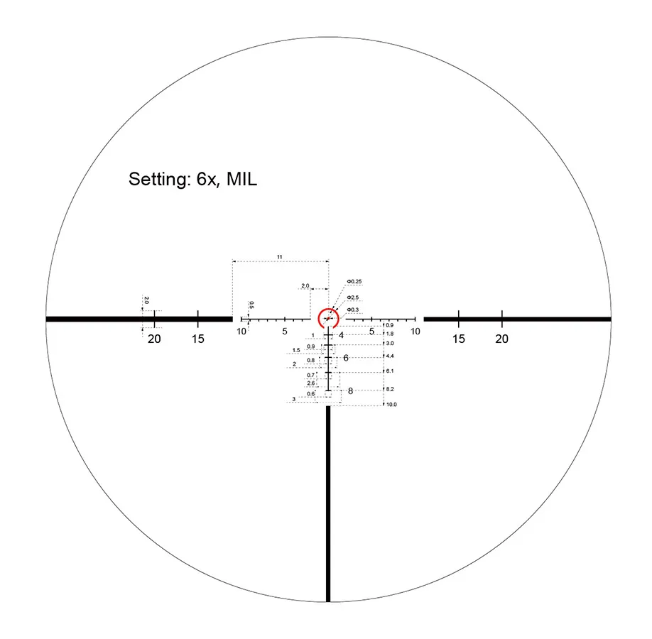 Прицел оптический (Vector Optics) CONTINENTAL X6 1-6х24 FDE_4