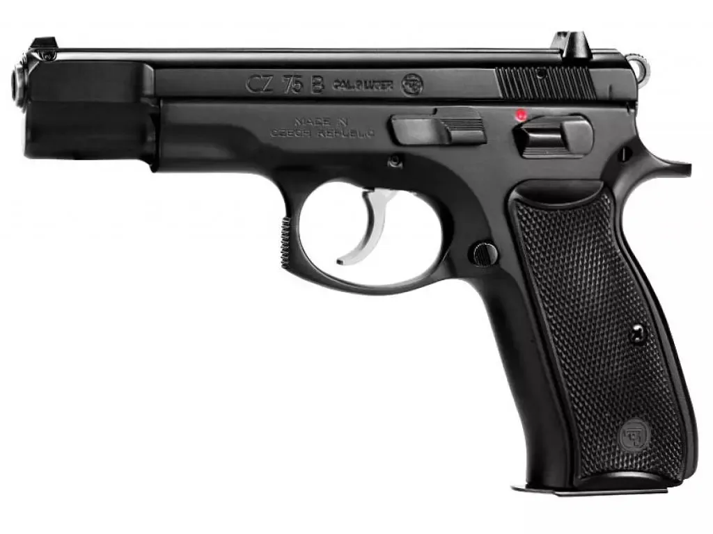 Пистолет спортивный (CZ) 75 B кал. 9х19 (Емк. маг. 16, Авт. блок. ударника, Метал, Черный, 1,17 кг)