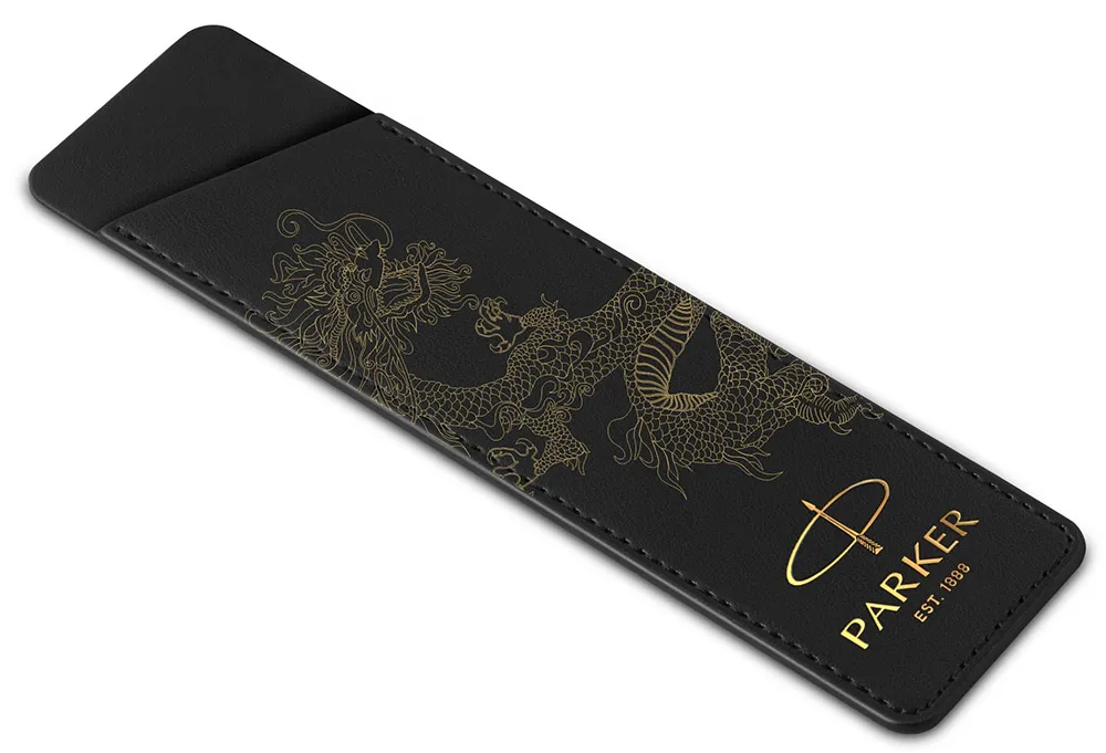 Чехол (Parker) Dragon Special Edition (Черный, Кожа, Замша, Тиснение)
