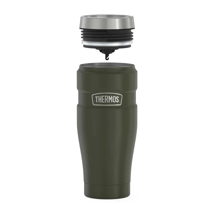 Термокружка (Thermos) SK-1005 AG (серия King, 0,47 л., ТеплоХолод 59, Олива, 0,32 кг)_3