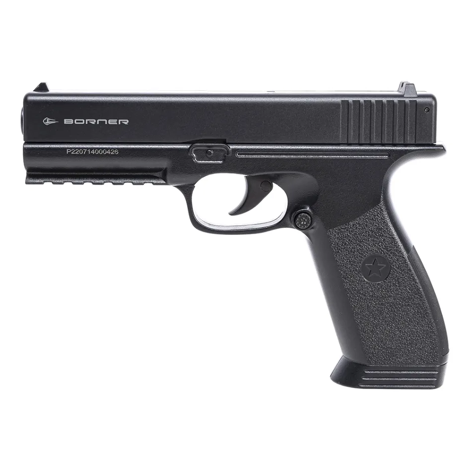 Пневматический пистолет (Borner) 17 (Glock, 4.5мм)_2