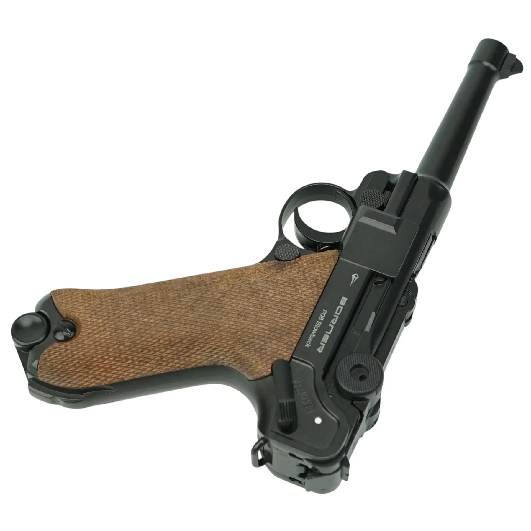 Пневматический пистолет (Borner) P08 (Parabellum, 4.5мм, Blowback)_6