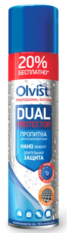 Пропитка (Olvist) DUAL PROTECTOR (Аэрозоль, Бесцветная, 300мл)