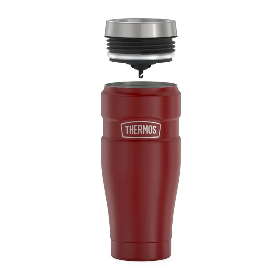 Термокружка (Thermos) SK-1005 Rustik Red (серия King, 0,47 л., ТеплоХолод 59, Красный, 0,32 кг)_3