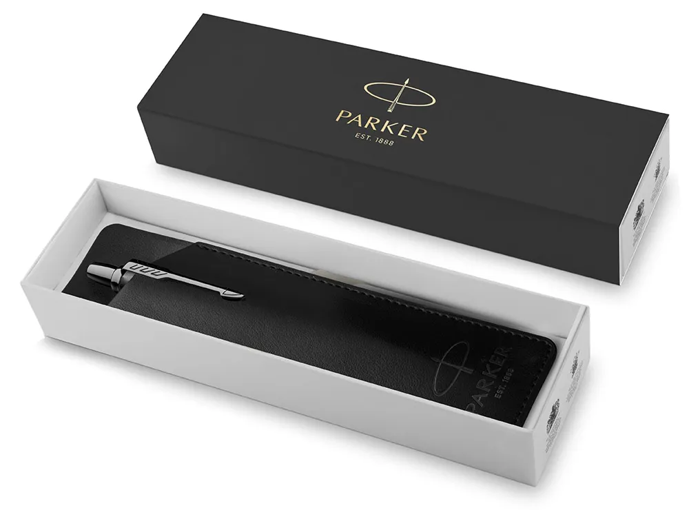 Чехол (Parker) из натуральной кожи (Матово-черный, Замша, Тиснение)_3