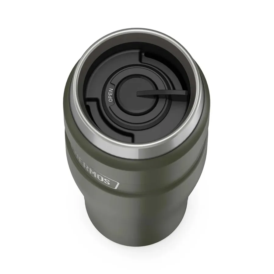 Термокружка (Thermos) SK-1005 AG (серия King, 0,47 л., ТеплоХолод 59, Олива, 0,32 кг)_2