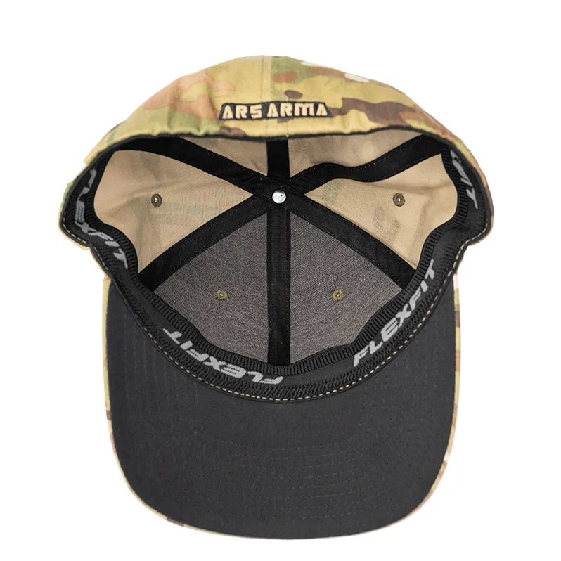Бейсболка (Ars Arma) FLEXFIT Форест (Arid Multicam)_4