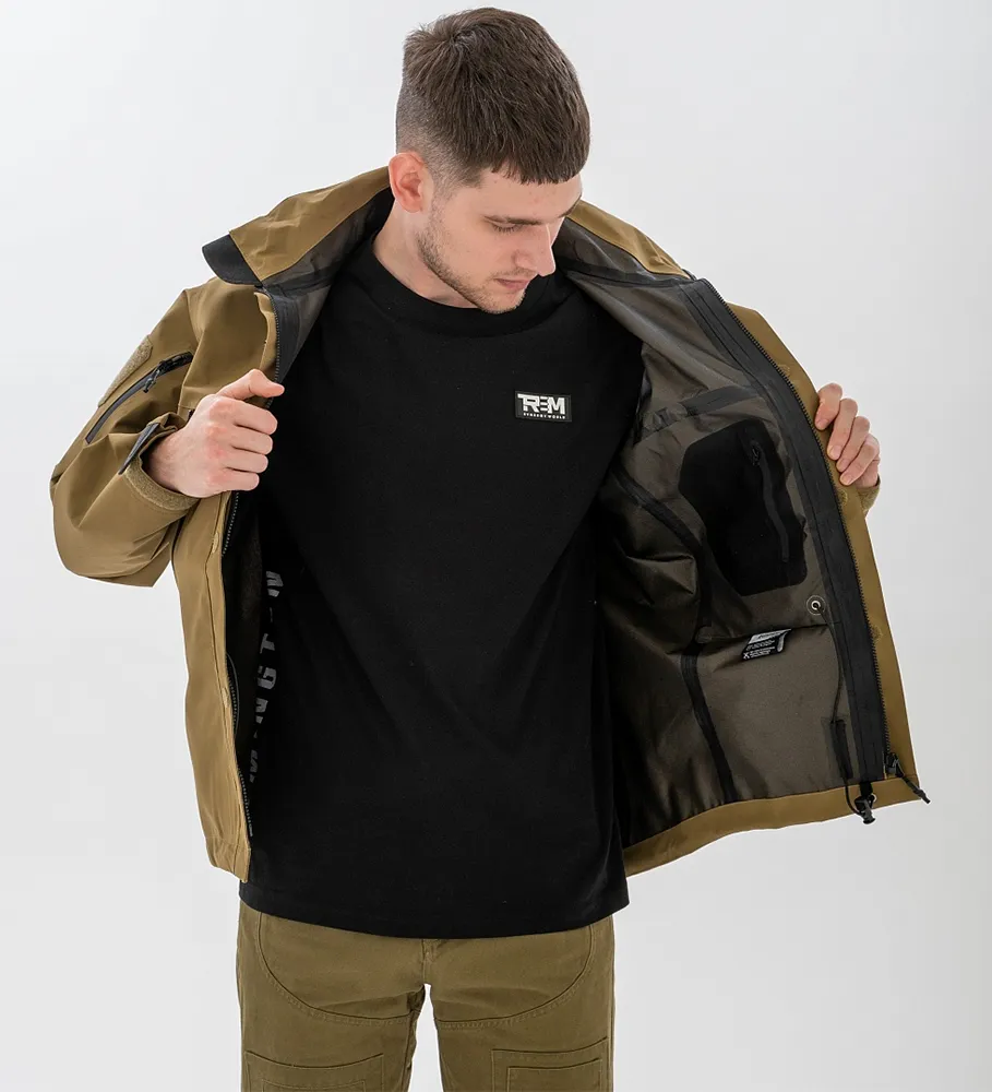 Куртка (Remington) Fight Green (SoftShell, Песочный)_3