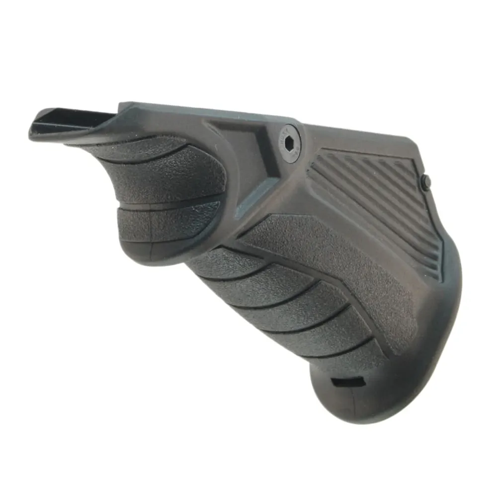 Упор (DLG Tactical) на цевье с QD базой (Weaver, 12.6х4х6.7 см, 70 г, Черный)
