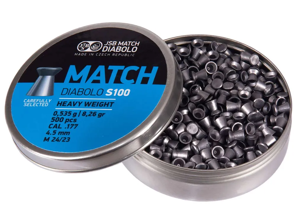 Пули (JSB) Blue Match S100 4.5 мм (0.53 г., 500 шт.)