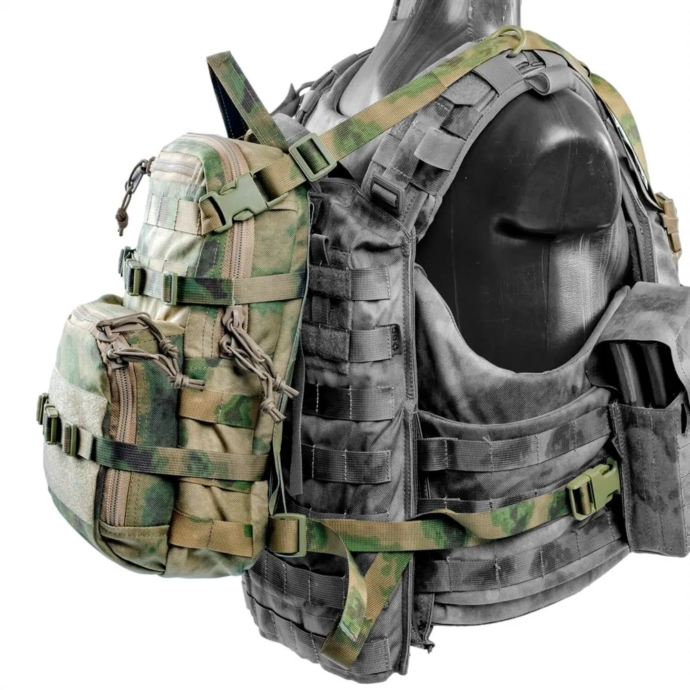 Рюкзак (Gear Craft) для жилета Атом Velocity (Molle, 6 литров, Мох)_8