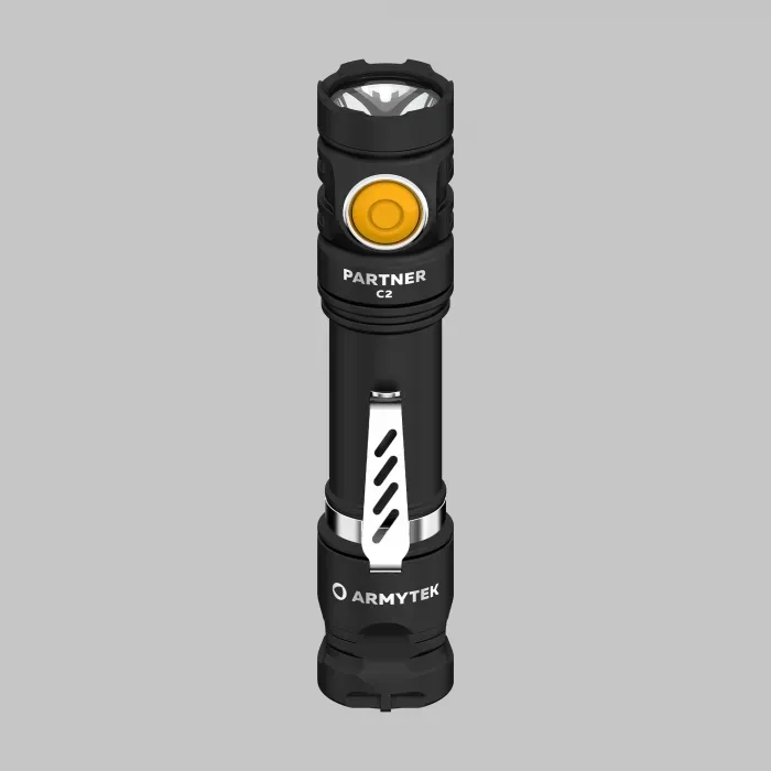Фонарь (Armytek) Partner C2 Magnet (1100 люмен, Холодный свет, USB, Черный)_2