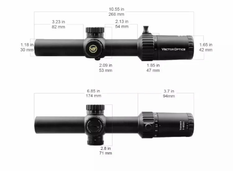 Прицел оптический (Vector Optics) TAURUS 1-6х24_3