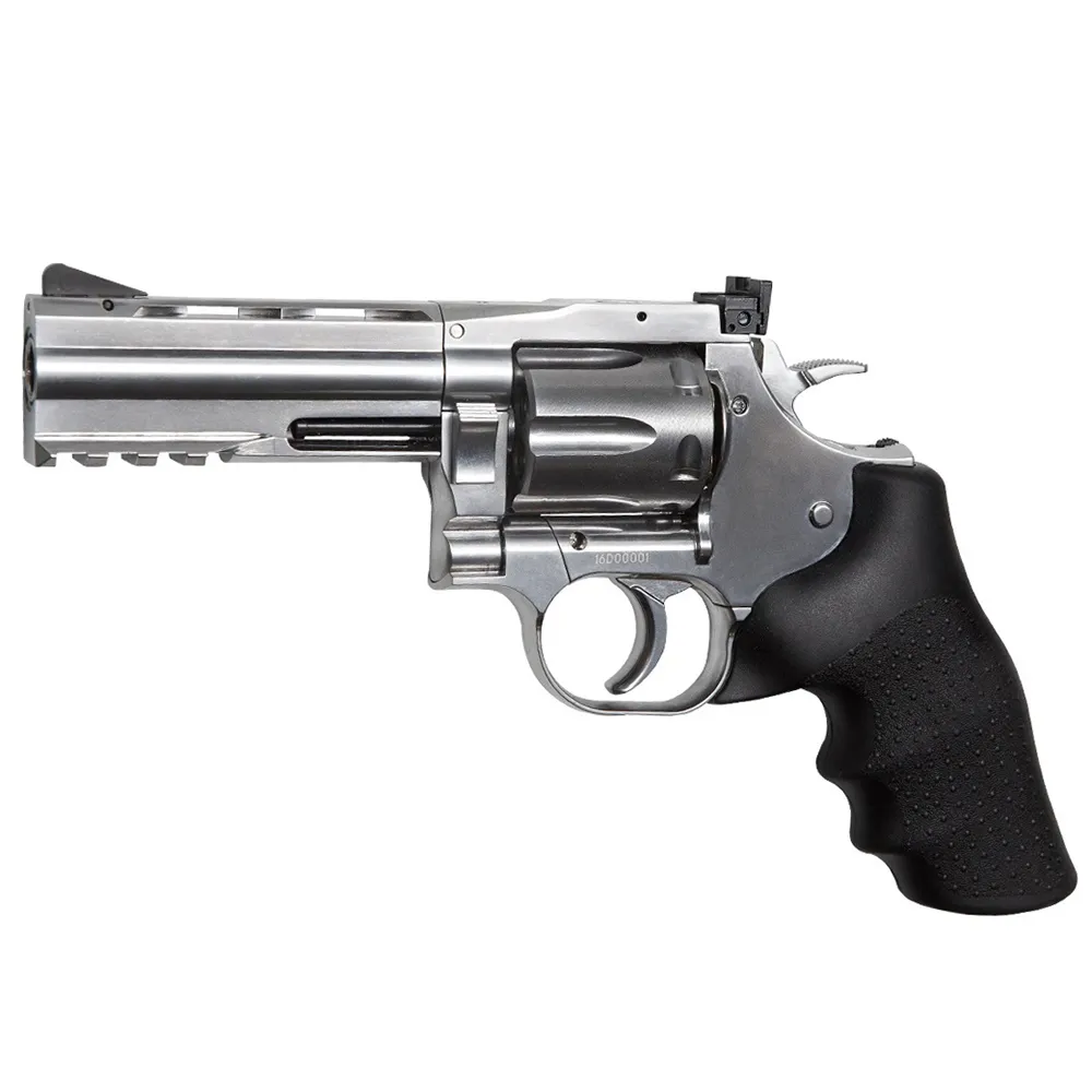 Револьвер (ASG) Dan Wesson 715 4 (Co2, 6мм, Хром, 125 мc, 1060гр)