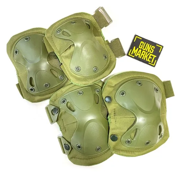 Наколенники + налокотники (Defarm) SWAT (Олива) 1