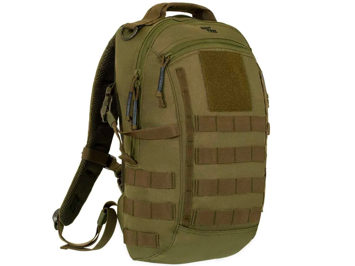 Рюкзак (ShotTime) тактический Tactical (Molle, 15 л, Полиэстер 900D, 40.5х24х13 см, Олива)2