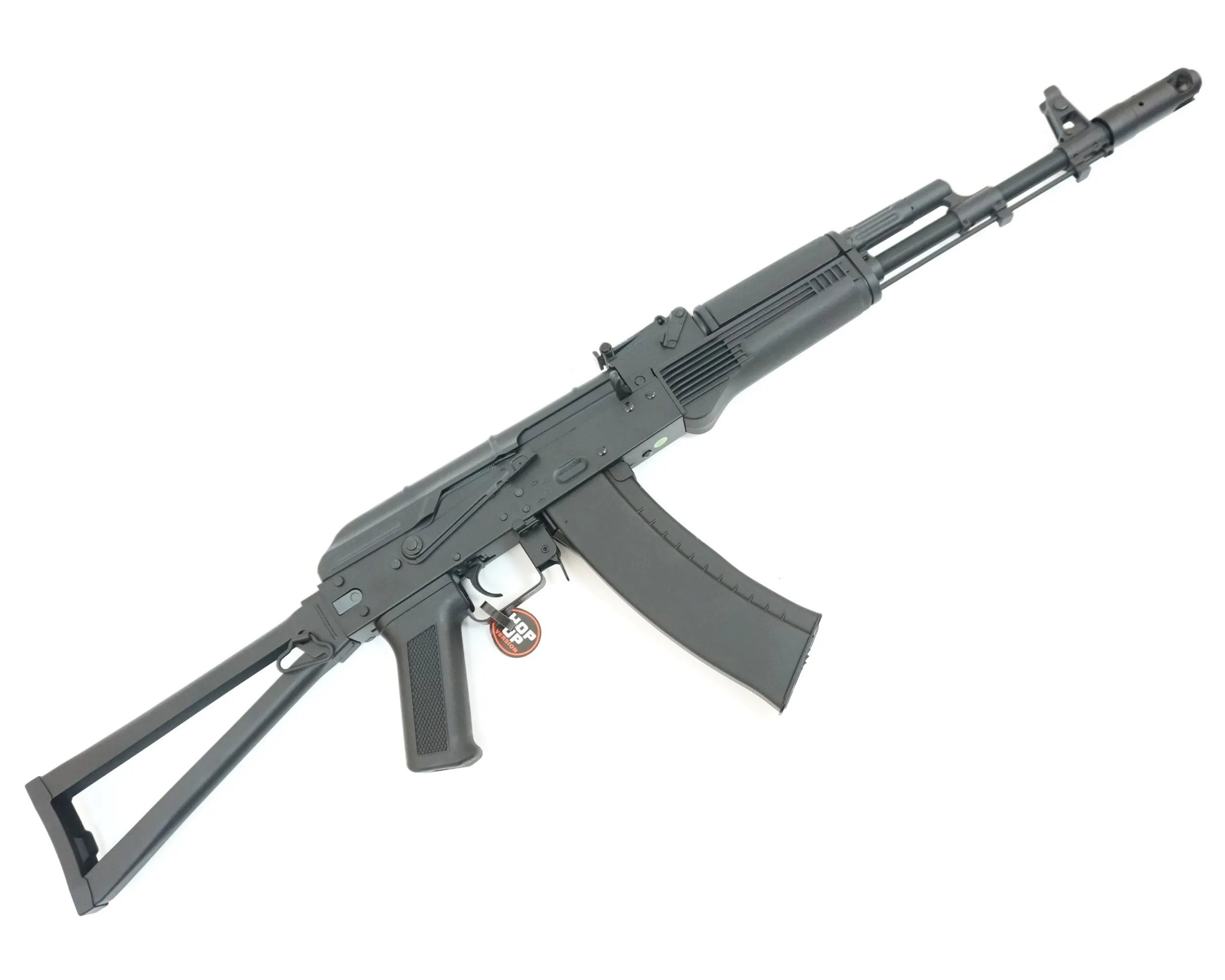 Автомат (Cyma) АK74М (CM040, Складной рамочный приклад, АКБ, З.У, Чёрный)
