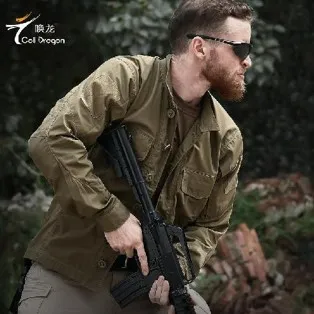 Рубашка (Call Dragon) Scout Tactical Shirt (Воротник-стойка, Койот, XL)