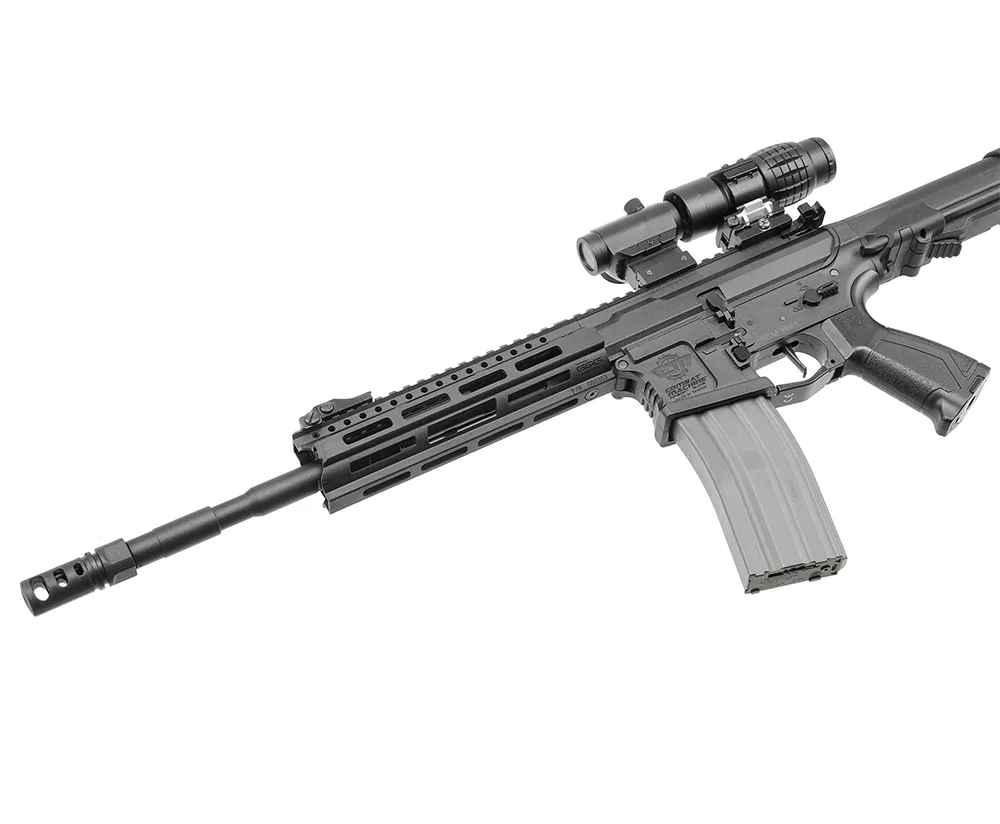 Автомат (G&G) CM16 Raider L 2.0 (Корпус нейлон, 130-140мc, Цевьё M-Lock, Чёрный)_4