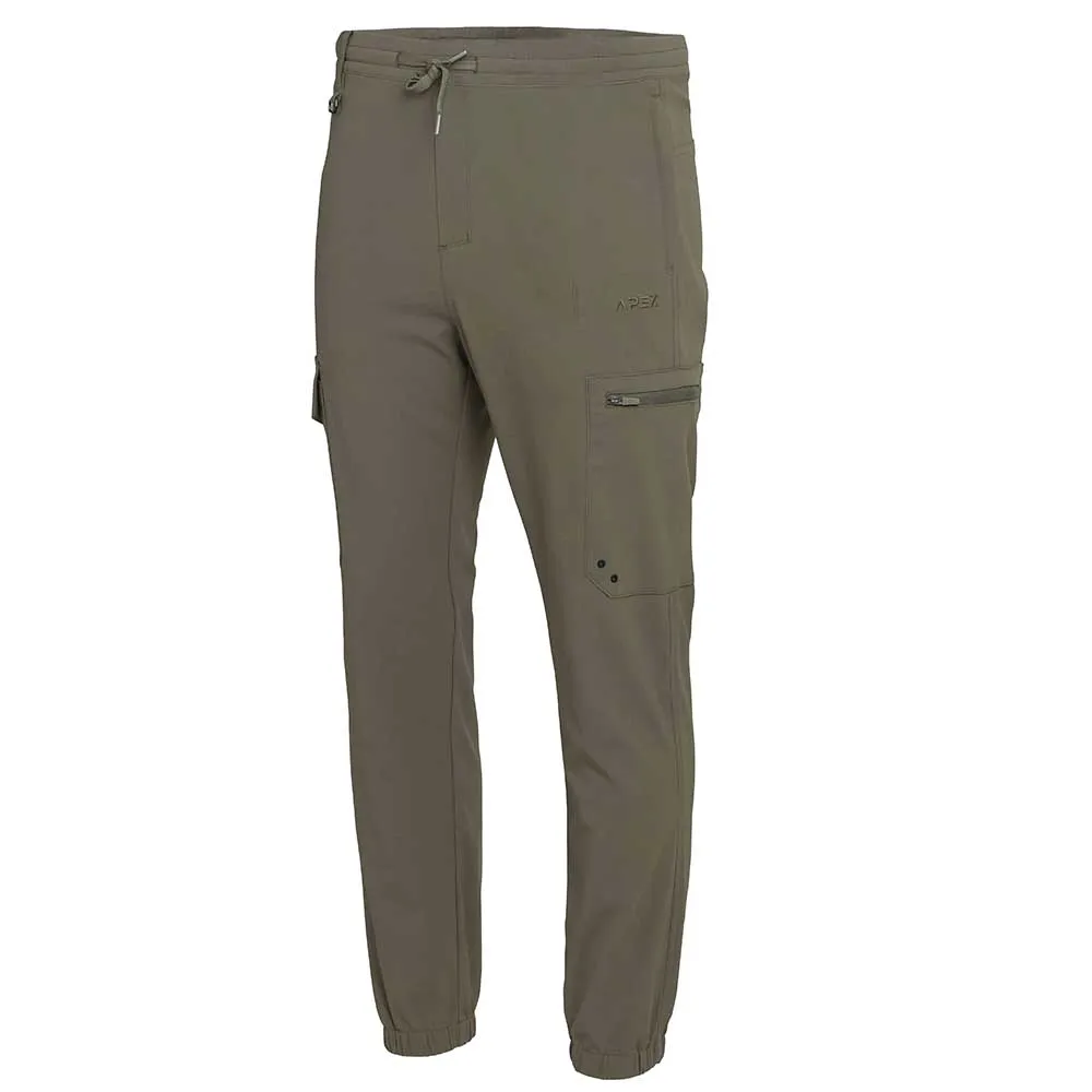 Брюки (APEX) джоггеры Manas (Полиамид 96%, 2-Way Elastic, DWR, Olive Green)