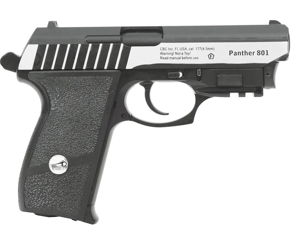 Пневматический пистолет (Borner) Panther 801 (4.5мм, Blowback, с ЛЦУ) _2