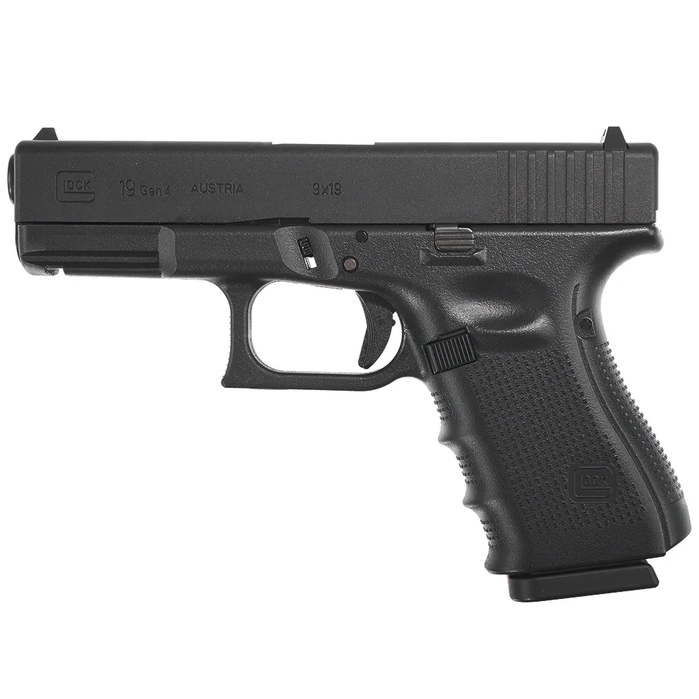 Пистолет (Tokyo Marui) Glock 19 (Gen.4, Blowback, Черный)