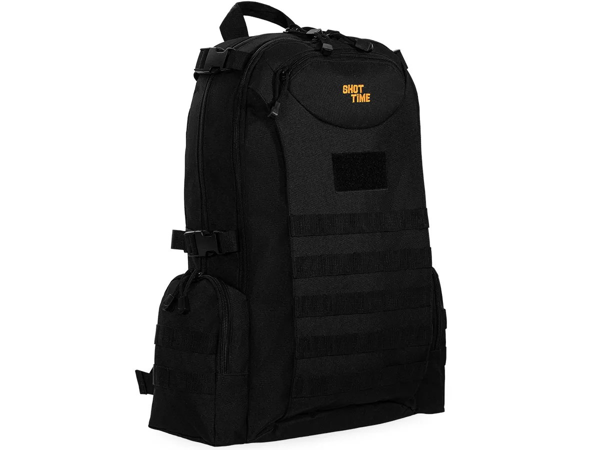 Рюкзак (ShotTime) тактический Tactical (Molle, 30 л, Полиэстер 600D, 50х31х18 см, Черный)2