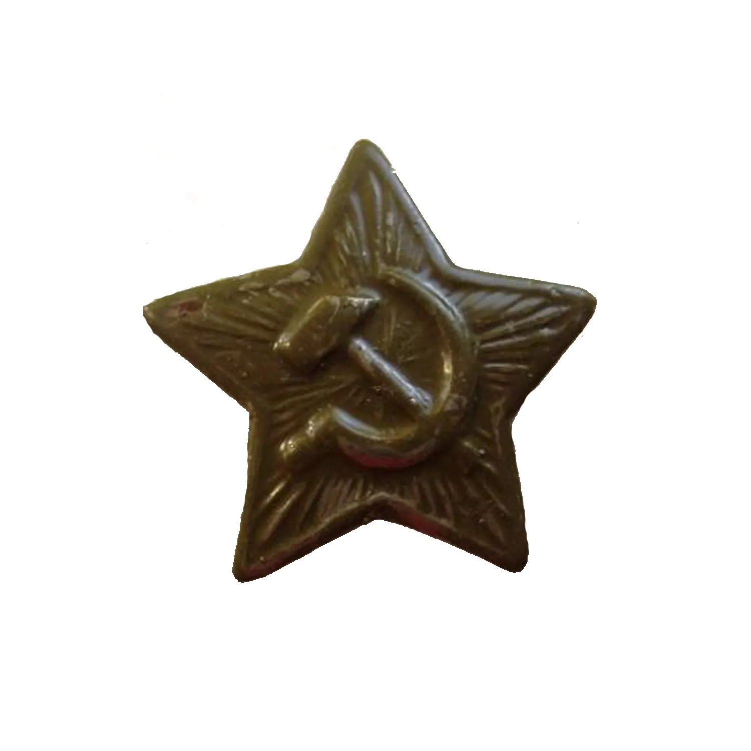 Звездочка (Оригинал ВС РФ) на пилотку (полевая зеленая)
