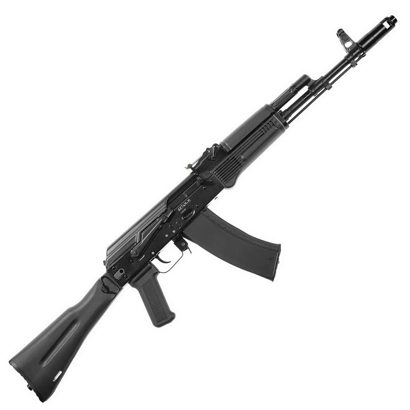 Макет массогабаритный (Концерн Калашникова) АК-74М-М (ММГ, Автомат Калашникова 74 модель, складной приклад, Пластик)