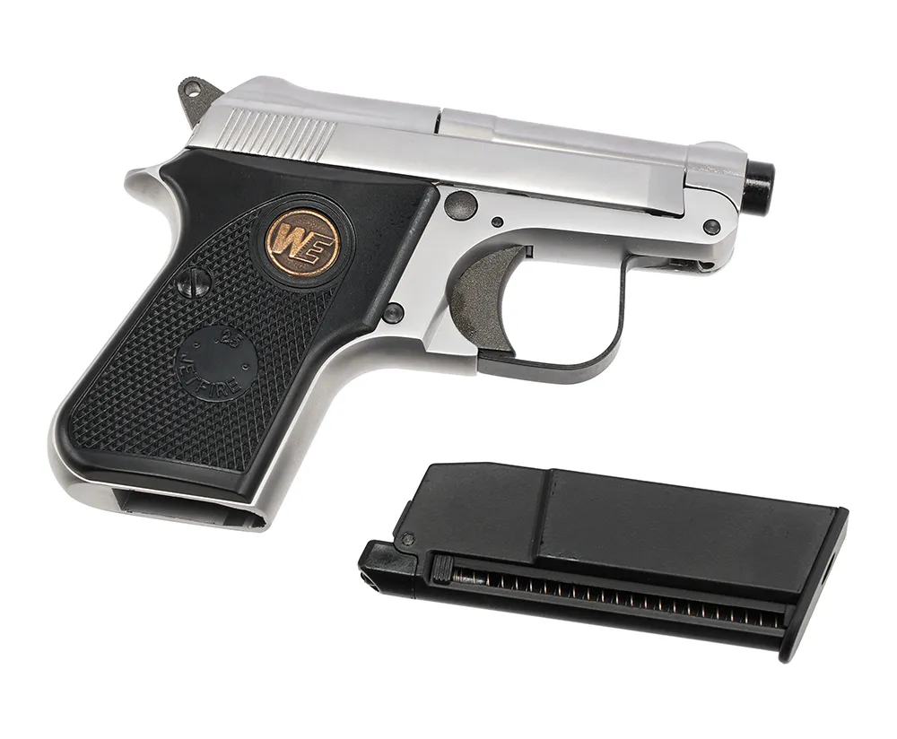 Пистолет (WE) Beretta 950 Jetfire (Greengas, Метал, Хром)_2