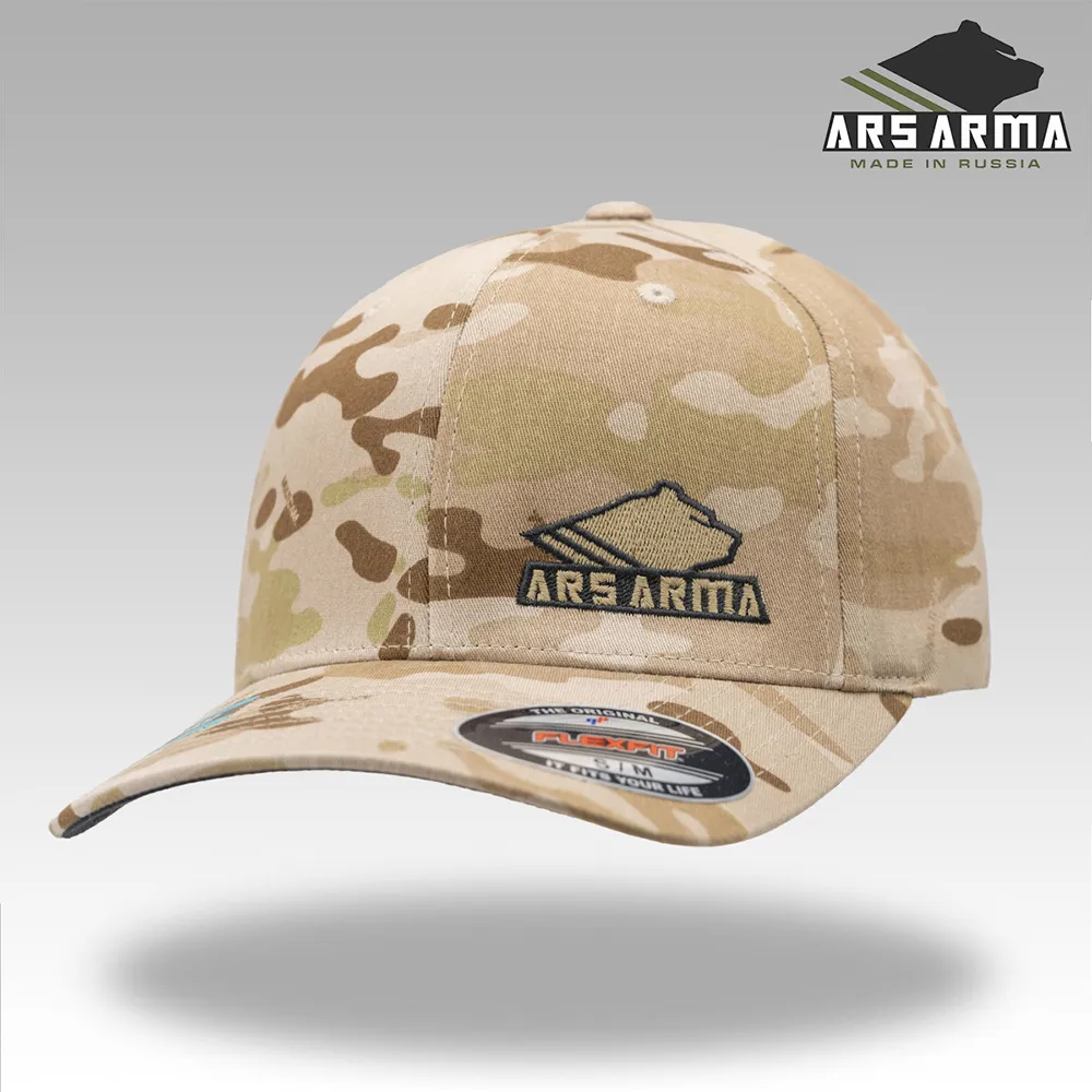 Бейсболка (Ars Arma) FLEXFIT Форест (Arid Multicam)