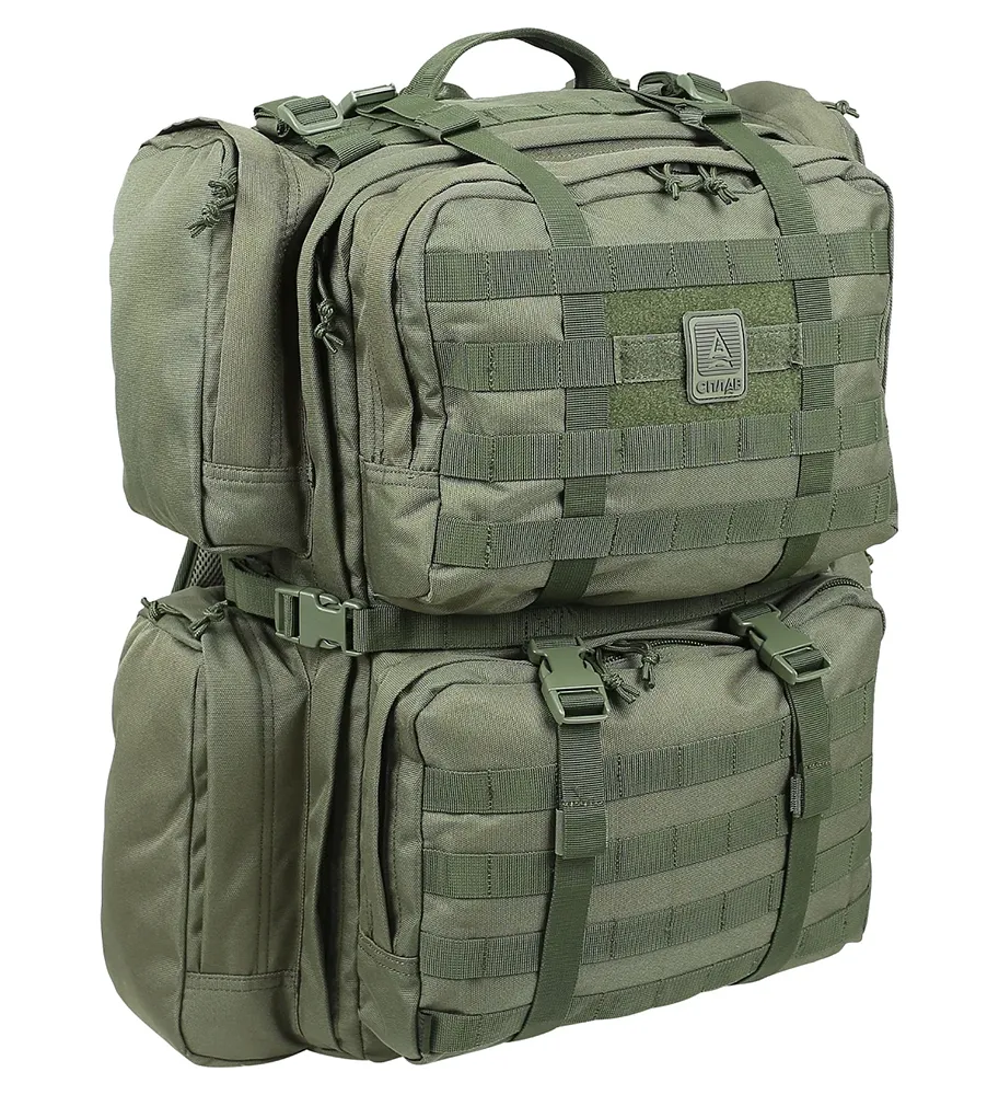 Рюкзак (Сплав) Cascade v2 (55 литров, Polyester 900D, Олива)