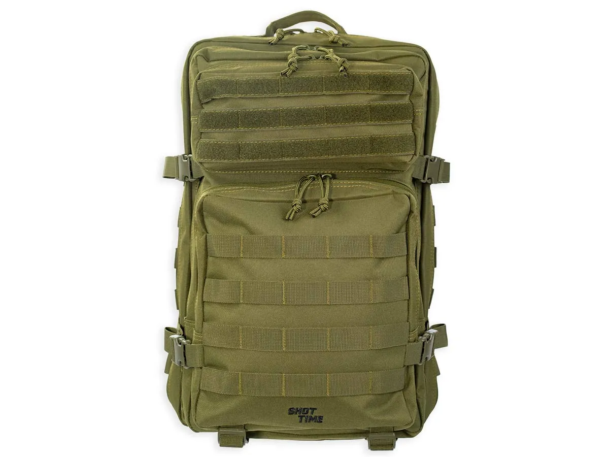 Рюкзак (ShotTime) городскойтактический Basic (Molle, 25 л, Полиэстер 900D, 45х31х15 см, Олива)3