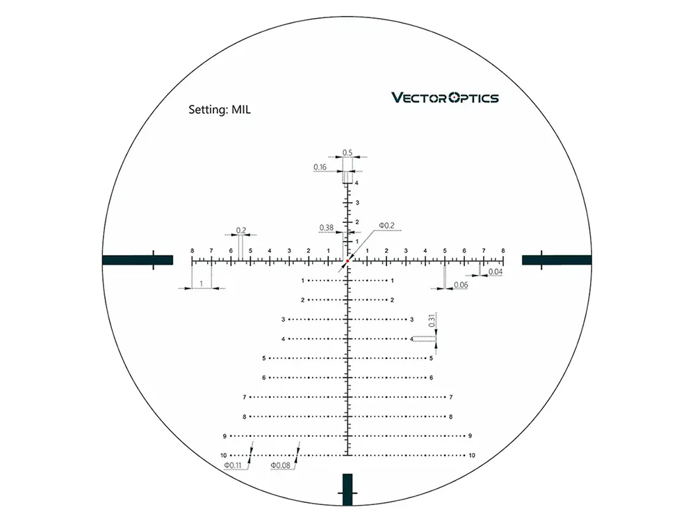 Прицел оптический (Vector Optics) CONTINENTAL X6 3-18х50 Tactical (34мм, FFP, VCT-34FFPГрав, Подсв)_4