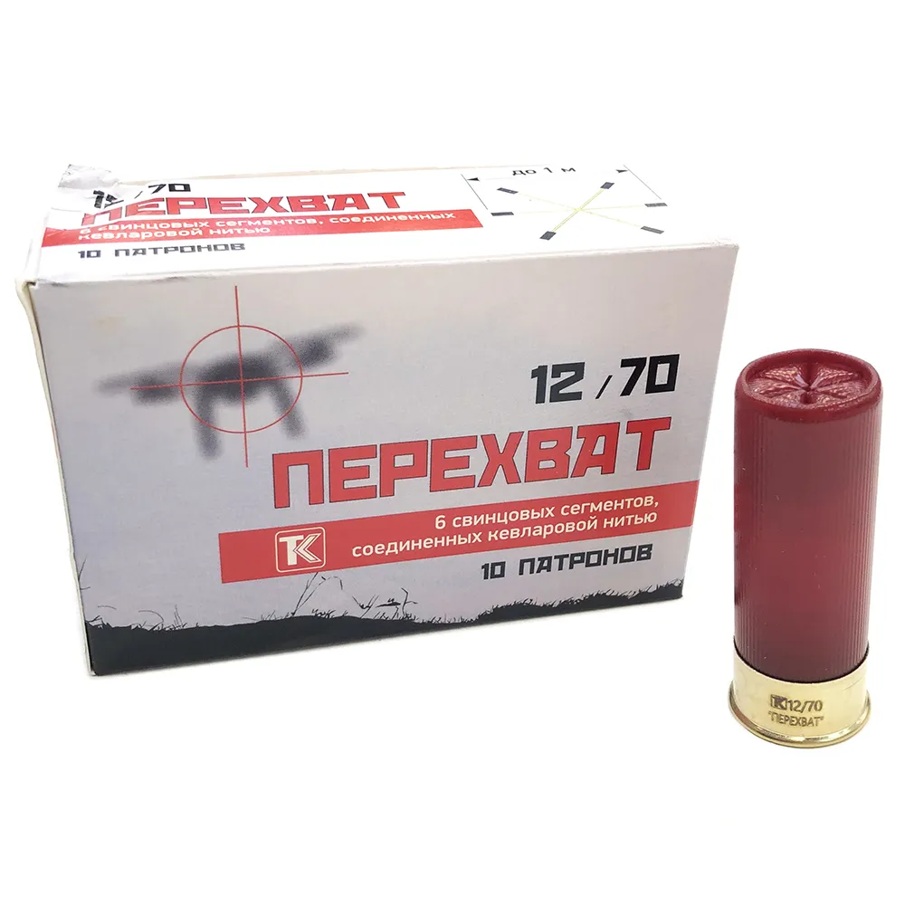 Патрон 12x70 (ТехКрим) Перехват (пачка 10 шт.)