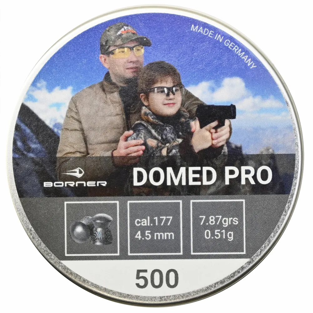 Пули (Borner) Domed Pro 4.5мм (0.51 гр., 500 штук)