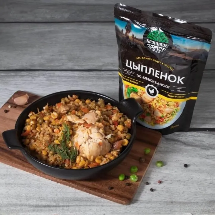 Консервы (Кронидов) Цыпленок по-мексикански (325г.)