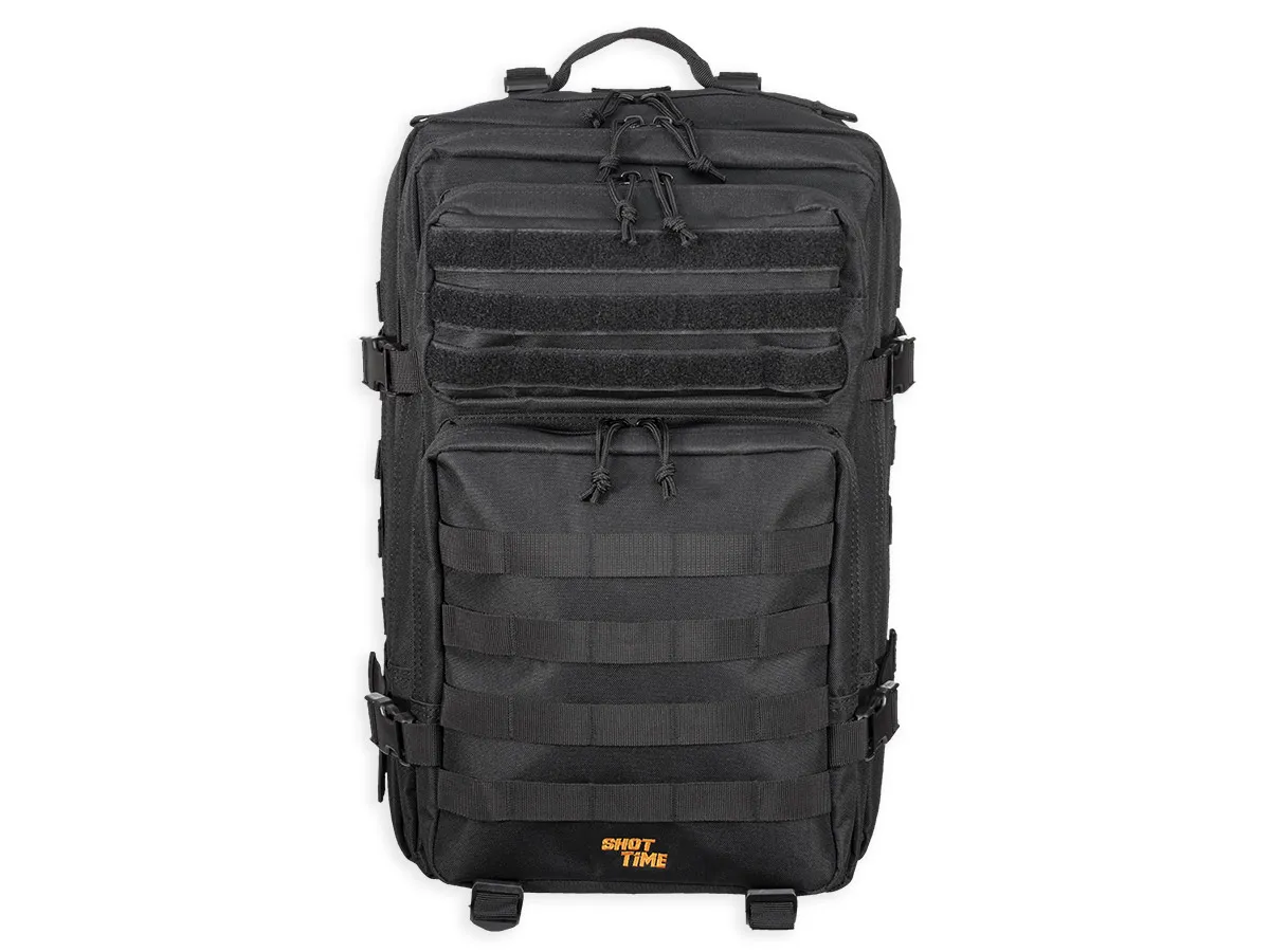 Рюкзак (ShotTime) городскойтактический Basic (Molle, 25 л, Полиэстер 900D, 45х31х15 см, Черный)3