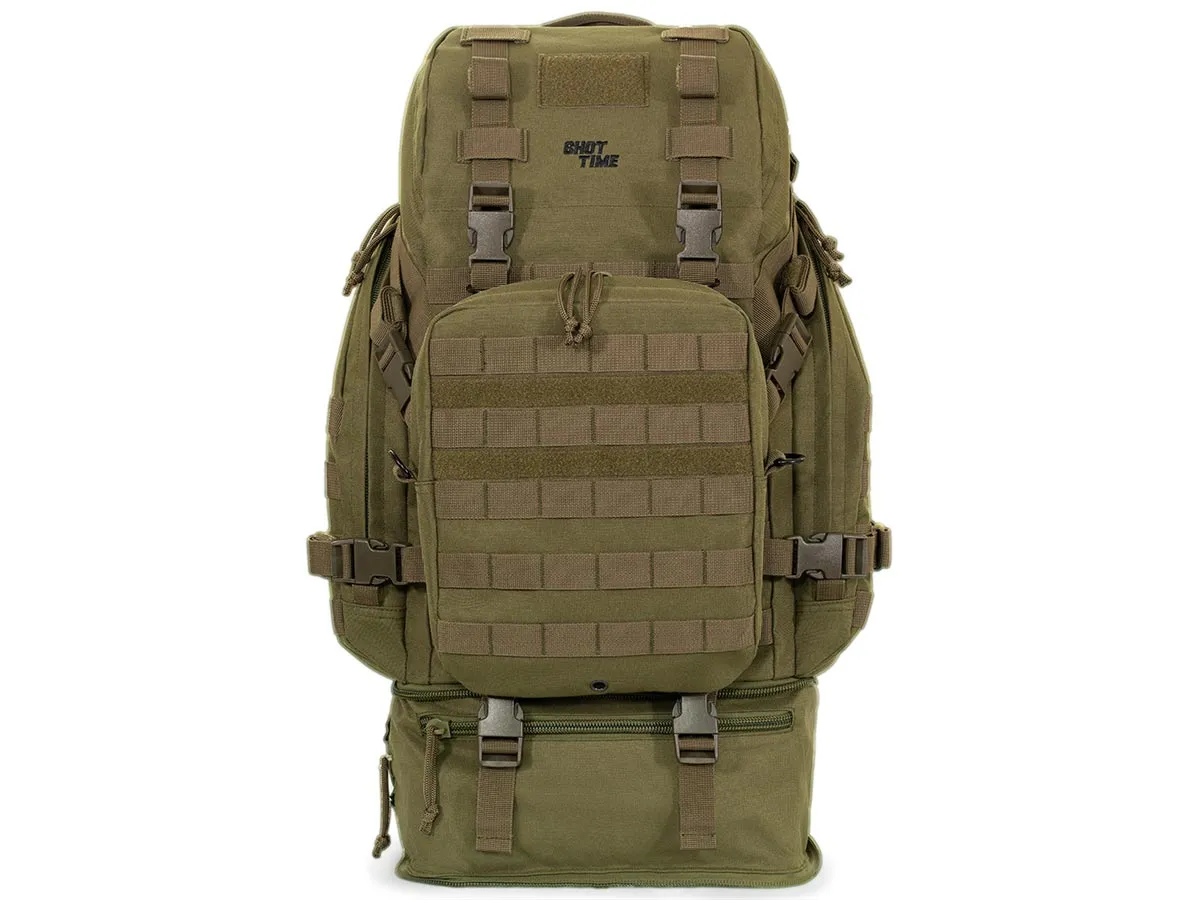Рюкзак (ShotTime) тактический Tactical (Molle, 45 л, Полиэстер 600D, 60х29х23 см, Олива)3