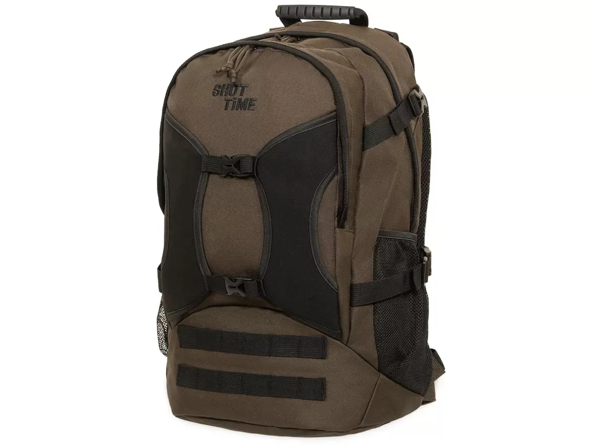 Рюкзак (ShotTime) туристический Hiker (Molle, 26 л, ПВХ 600D, 50х30х18 см, Коричневый)