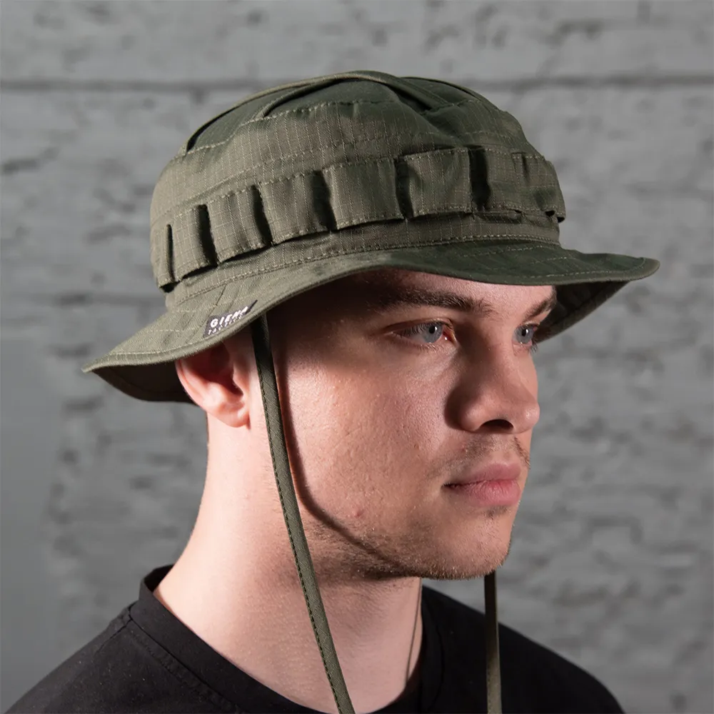 Панама (Giena Tactics) SAS Sniper (Укороченные поля, шлевки, Олива)