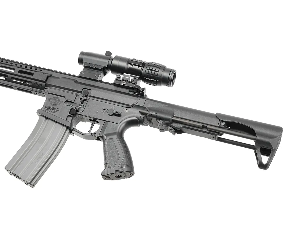 Автомат (G&G) CM16 Raider L 2.0 (Корпус нейлон, 130-140мc, Цевьё M-Lock, Чёрный)_5