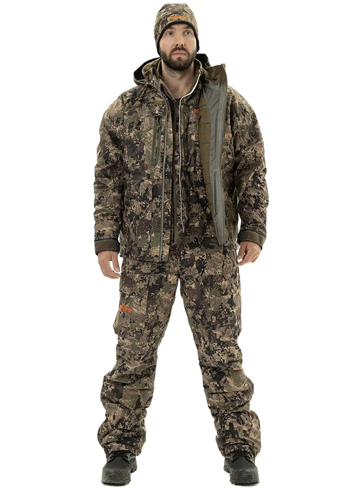Костюм зимний (Remington) Blizzard Green Forest 3 в 1 (Мембрана 10000, Комбинезон + Куртка)