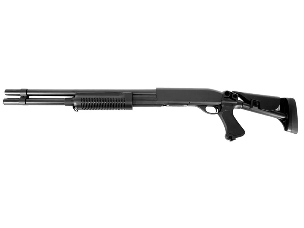 Дробовик (Cyma) M870 Long (Длинный, Телескопический приклад, Spring)