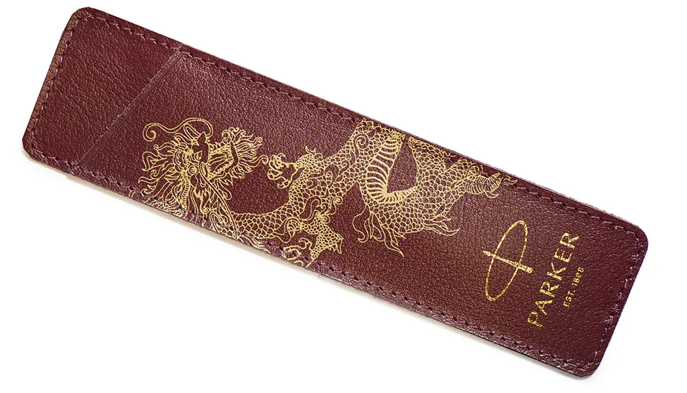 Чехол (Parker) Dragon Special Edition (Monochrome Brown, Кожа, Замша, Тиснение)