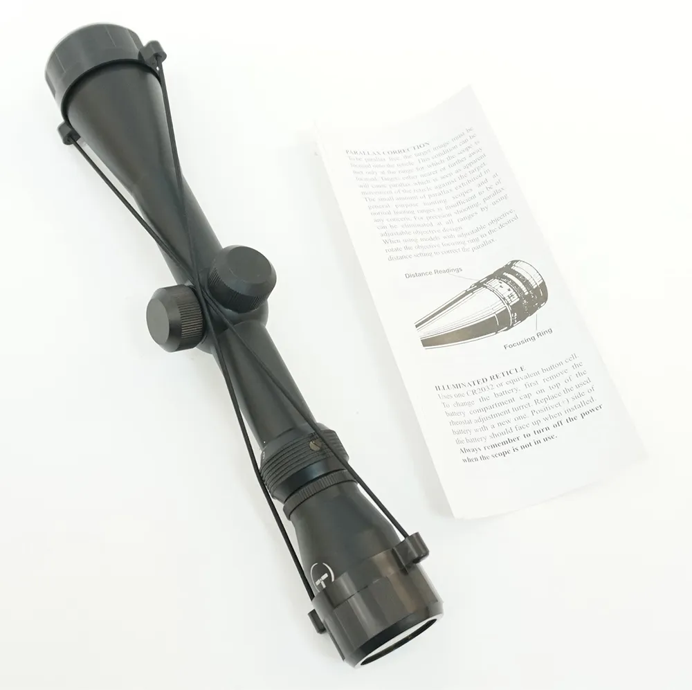 Прицел оптический (Target Optic) 3-9x40 Крест Без подсветки_3