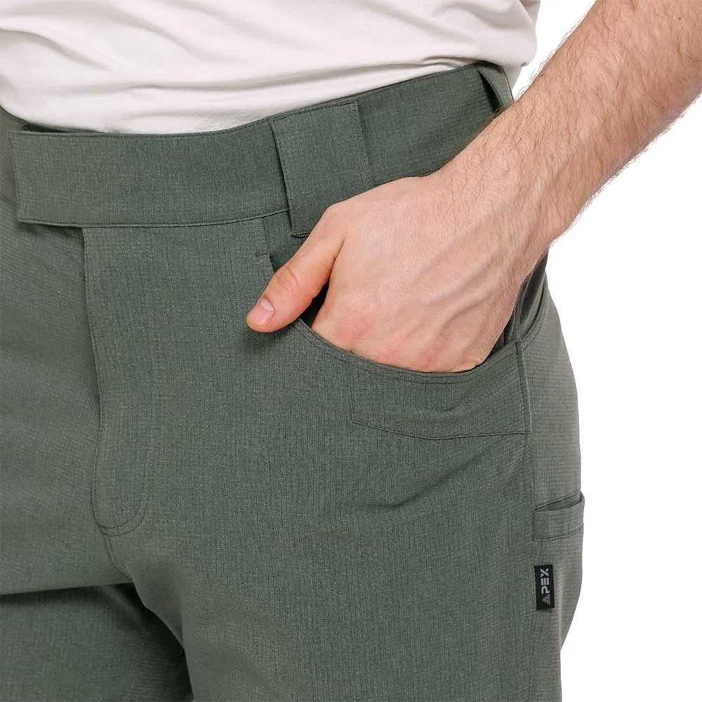 Брюки (APEX) Pamir (Полиэстер 100%, Mechanical Stretch, Ripstop, Olive Drab)3