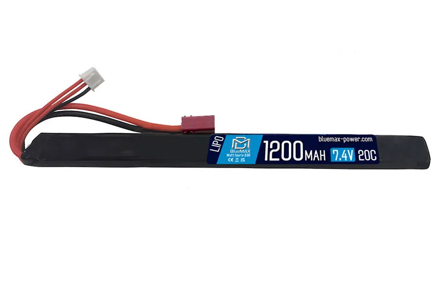 Аккумулятор (BlueMAX) 7.4V LiPo 1200mAh с Т-разъемом