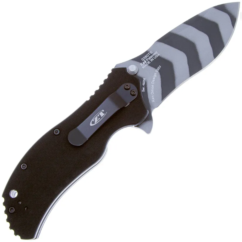 Складной нож (ZT) 0350TS Tiger Stripe_2