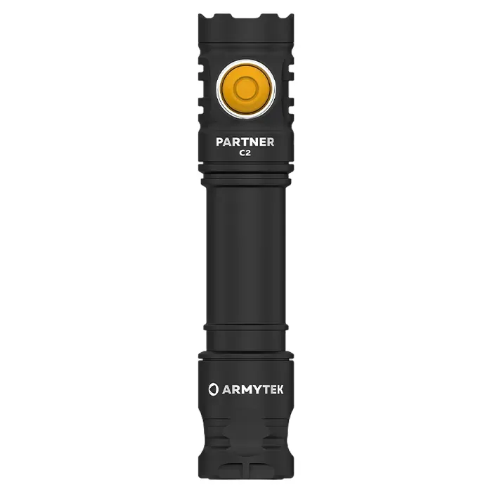 Фонарь (Armytek) Partner C2 Magnet (1100 люмен, Холодный свет, USB, Черный)